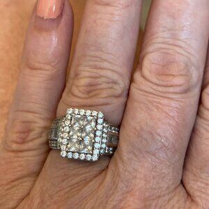 JTV Cubic Zirconia Silver Ring